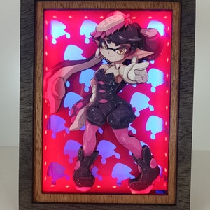 Splatoon Callie Schattenbox-Leuchte: Grizco Industries Leuchte