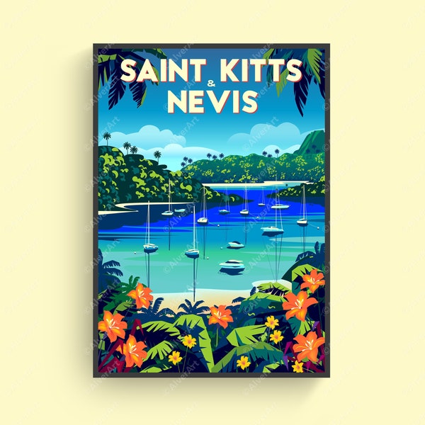 Caribbean Wall Art Etsy