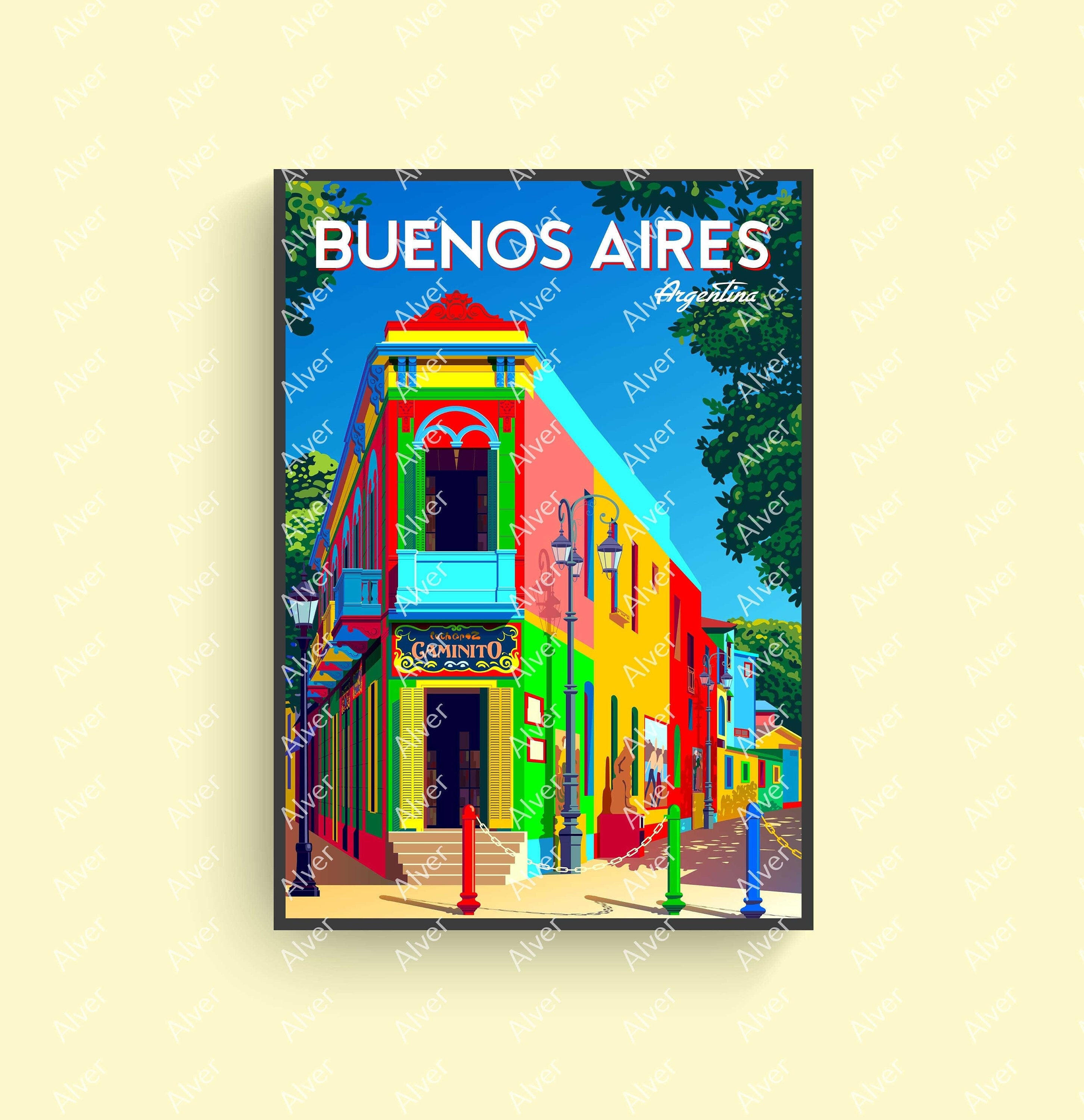 Buenos Aires Poster, Argentina Poster, Buenos Aires Travel Print