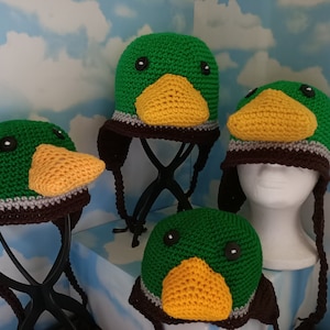 Duck hat crochet pattern