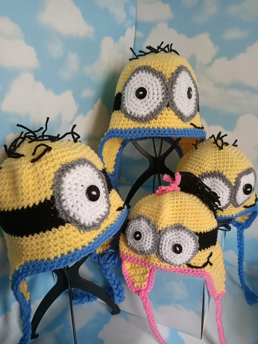 Minion Crochet Hat Pattern Etsy