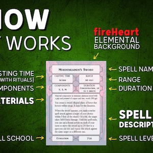 Dnd 5e Spell Cards Pdf for Clerics | Printable Dnd Spell Book | SRD ...