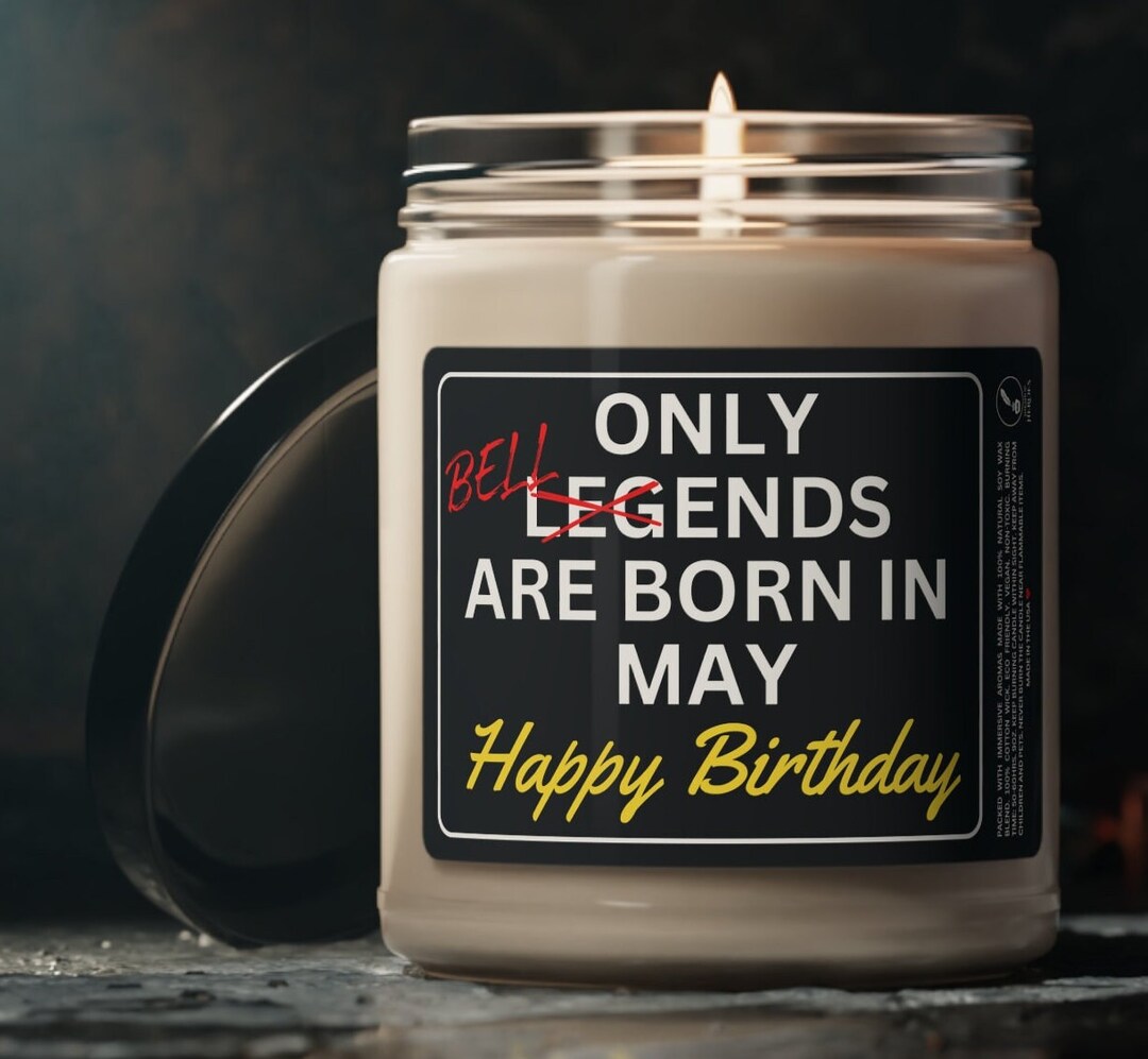 Only Legends Born May Happy Birthday Joke Gift Funny Gift - Etsy