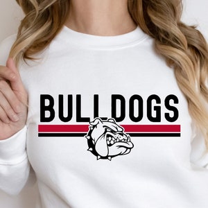 Bulldogs Football SVG PNG, Bulldogs svg png, School Mascot, Football team svg, School Spirit svg, Bulldogs Cheer svg, cut file cricut