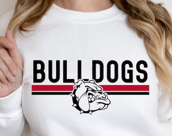 Bulldogs Football SVG PNG, Bulldogs svg png, School Mascot, Football team svg, School Spirit svg, Bulldogs Cheer svg, cut file cricut