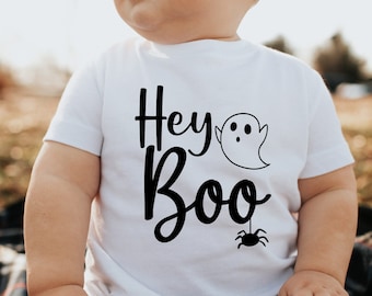 Hey Boo SVG PNG, halloween svg, spooky svg, lindo fantasma svg, halloween camisa svg, halloween onesie svg