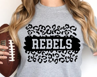 Rebels Football SVG PNG, Rebels svg png, School Mascot, Football team svg, School Spirit svg, Cricut, Rebels Cheer svg, Nevada