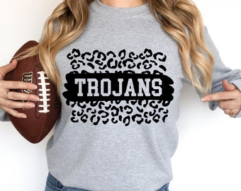 Trojans Football SVG PNG, Trojans svg png, School Mascot, Football team svg, School Spirit svg, Cricut, Trojans Cheer svg
