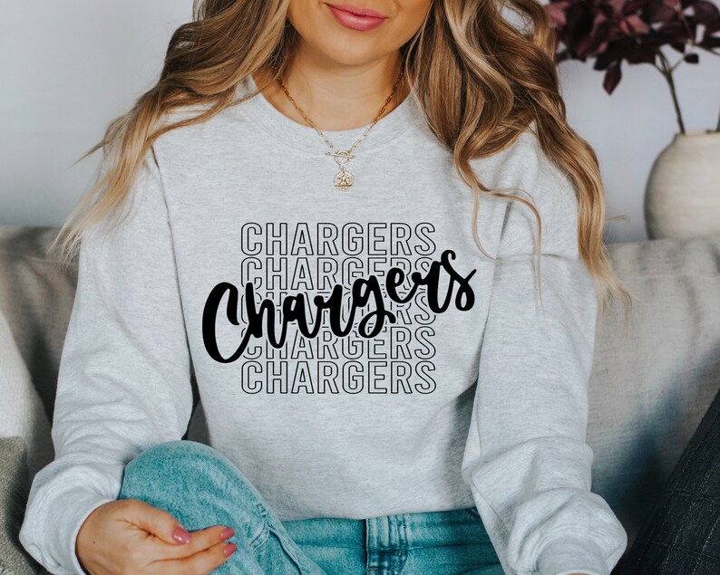 Chargers Football SVG PNG, Chargers SVG, School Mascot, Football Team ...