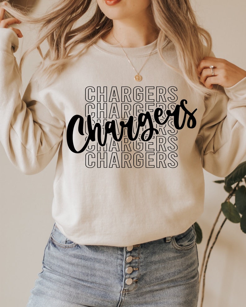 Chargers Football SVG PNG, Chargers SVG, School Mascot, Football Team ...