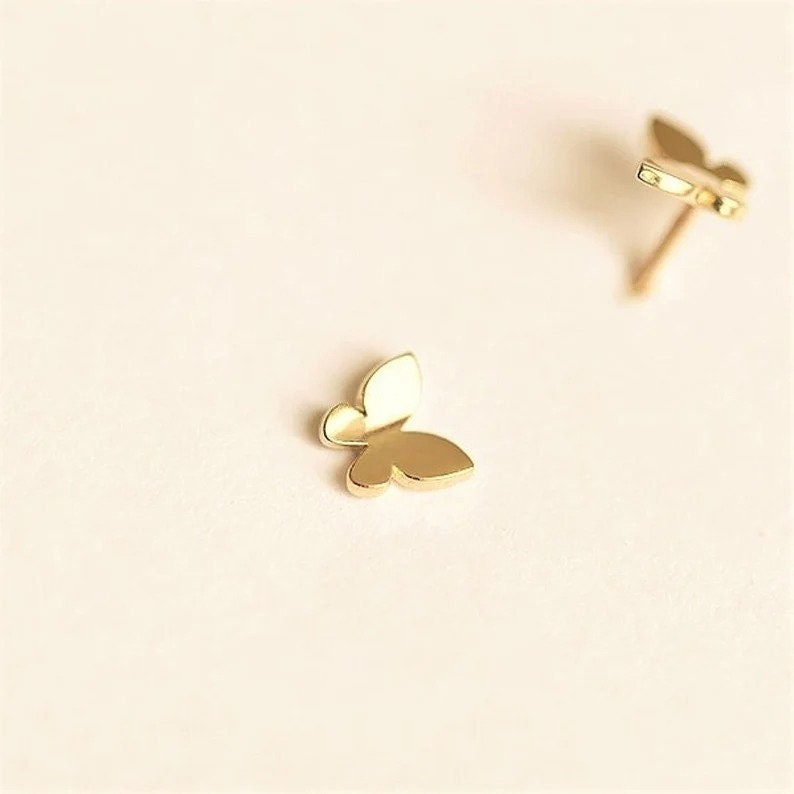 14k Solid White Gold Earring Backs, Real Gold Butterfly Backs, Replacement  Gold Ear Nuts, Gold Stud Backings, White Gold Round Earring Backs