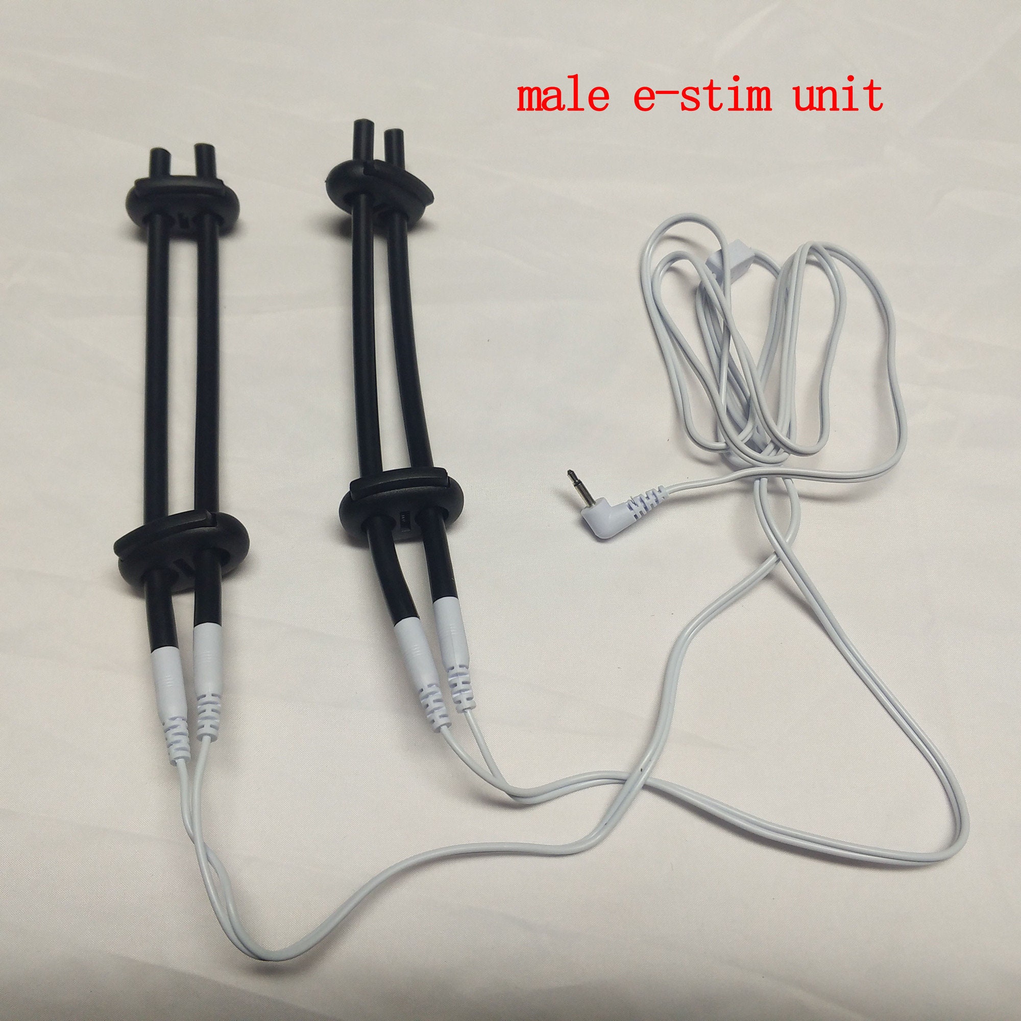 Parallel Bi-polar Conductive Rubber Electrode Men Estim Unit