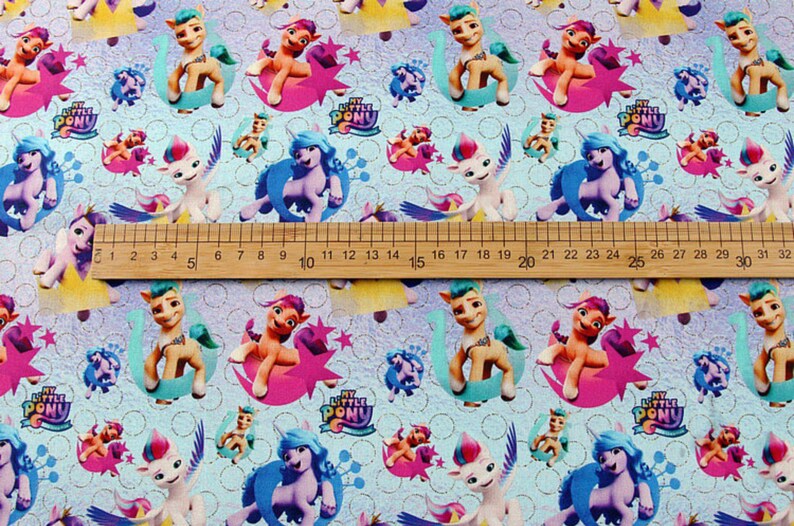 My Little Pony Fabric Cartoon Anime Fabric 100 Cotton Fabric by the