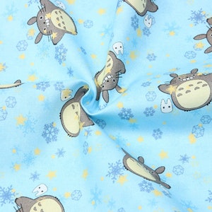 Japanese Anime Fabric Animation Cartoon Anime Fabric 100% Cotton Fabric By The Half Yard image 4