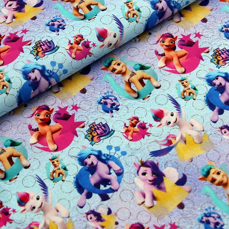 My Little Pony Fabric Cartoon Anime Fabric 100 Cotton Fabric by the