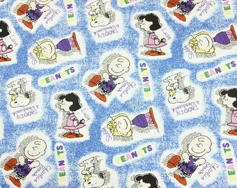 Snoopy Fabric WOODSTOCK Charlie Brown Fabric Cartoon Anime Fabric 100% Cotton Fabric By The Half Yard