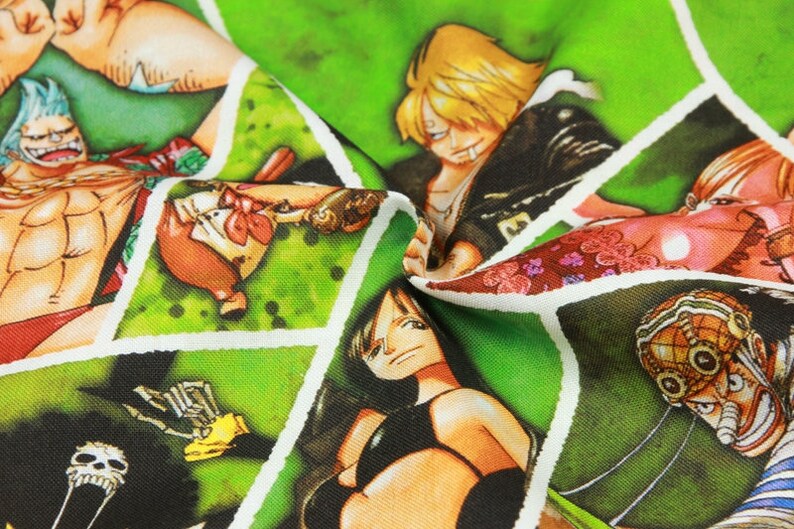 Japanese Anime Fabric Animation Cartoon Anime Fabric 100 Etsy