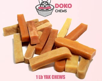 1 lb Yak Cheese Dog Chews – Long Lasting Himalayan Dental Treats for Aggressive Chewers