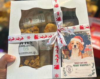 Natural Dog Treat Gift Box, Variety Pack, Freeze Dried Chews