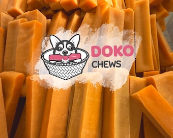 Bulk Pumpkin Yak Chew 5lb: All-Natural Long-Lasting Dog Treat