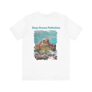 Funny Sea Turtle Stop Ocean Pollution Unisex T-Shirt, Tee, Shirt, Activist Clothing, Protest Apparel