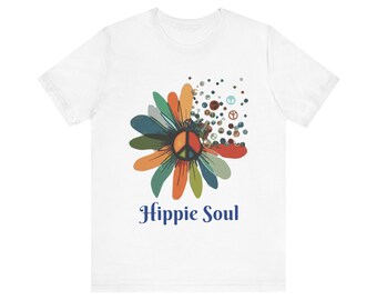 ヒッピーソウル ユニセックス ジャージー 半袖Tシャツ