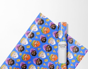 Three Wise Men Reyes Magos Gift Wrapping Paper 58x23 Inches Roll