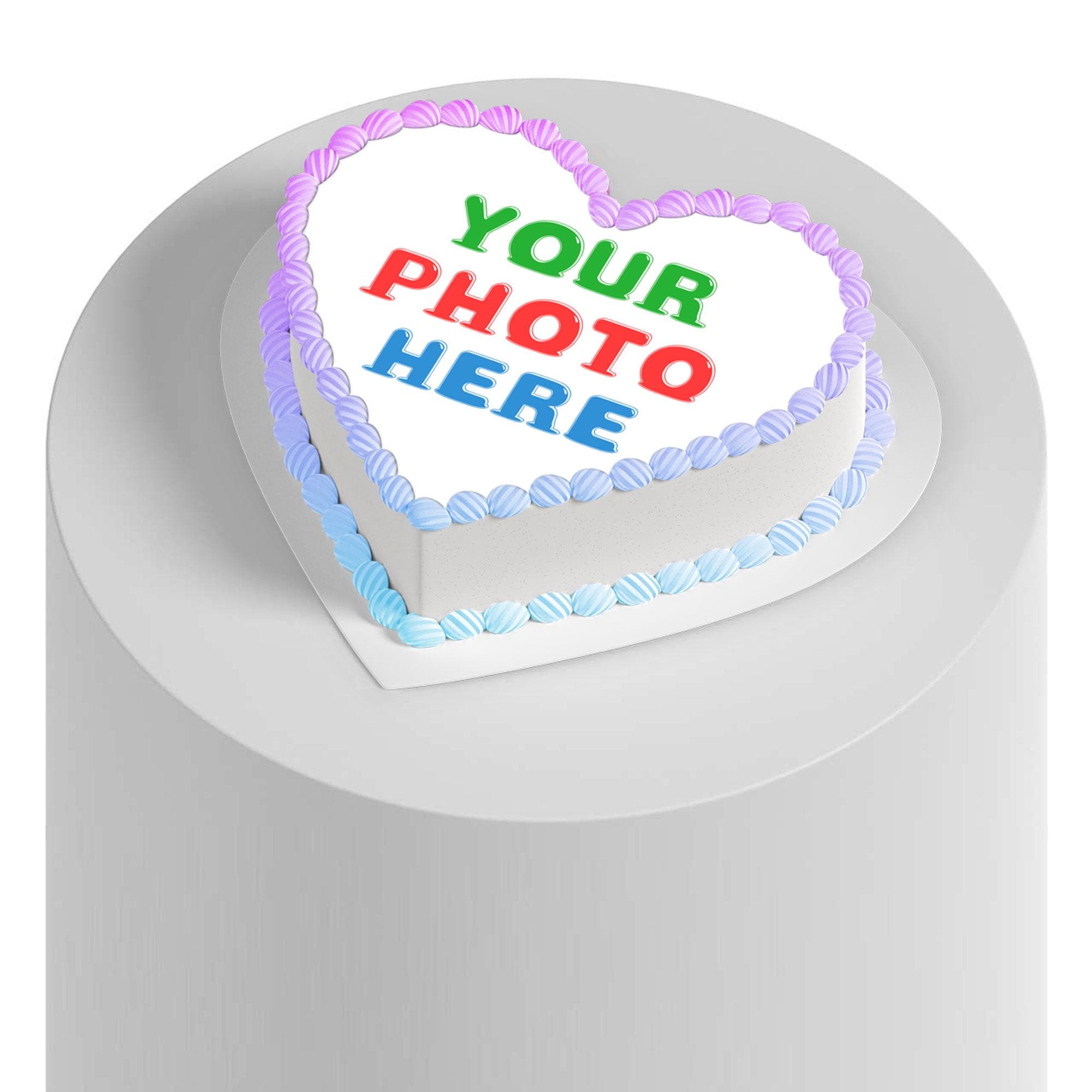 Custom Edible Photo Cake Topper – Personalized Birthday Cake Image ...