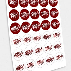 30x Cupcakes Pepper Drink Edible Image Cupcake Cookie Topper Wafer or Icing Sheet