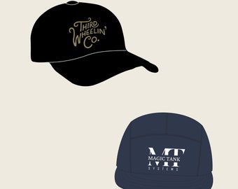 Custom Cap // Custom Merch // Sports Cap // Business Merch // 5-Panel Cap // Hat // Personalised // Gift // Father's Day