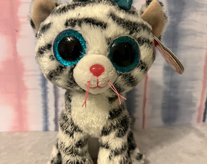 Ty Beanie Boo Quinn the Tabby Cat Claires Exclusive 6 New Etsy