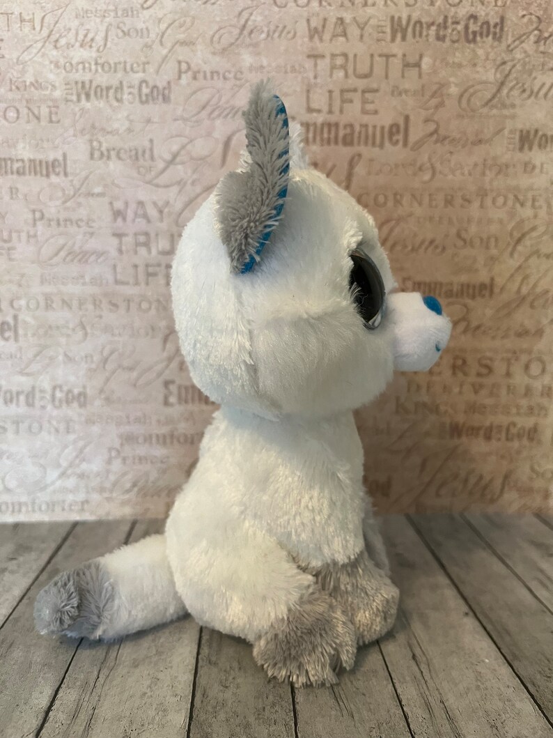 Ty Beanie Boo Frost the Arctic Fox With Blue Accents NWT 6 - Etsy