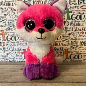 Pink fox beanie boo new arrivals