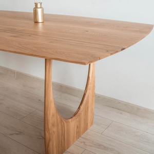 Fancy table, 240x120 cm, Oak solid wood table, solid wood dining table, kitchen table, live edge dining table, luxury style, dine table
