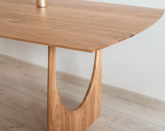 Esstisch Xeno 140-260cm Mit Baumkante & X-Gestell - Massivholzmöbel Von Wooden Home