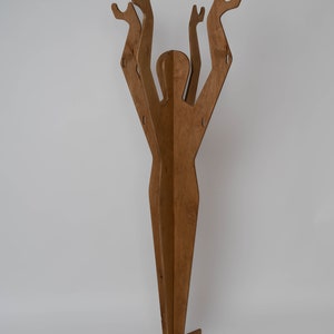 Original wooden coat hanger, coat rack, entryway coat rack, standing coat hanger, dressing rack free standing clothes, coat stand design