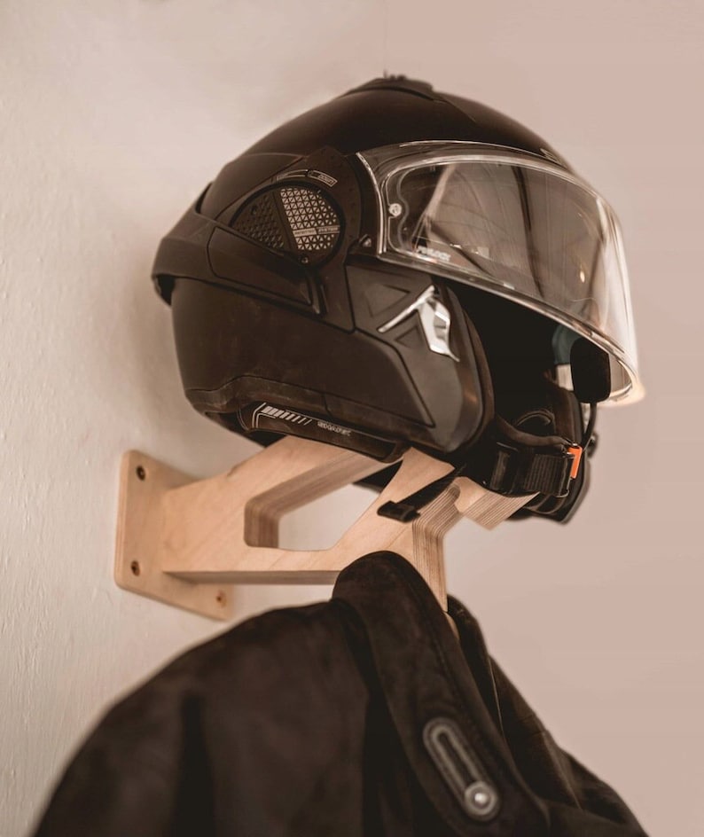 Motorcycle Helmet Holder, Hanger Wall Mount, Helmet Rack, Helmet Hook ...