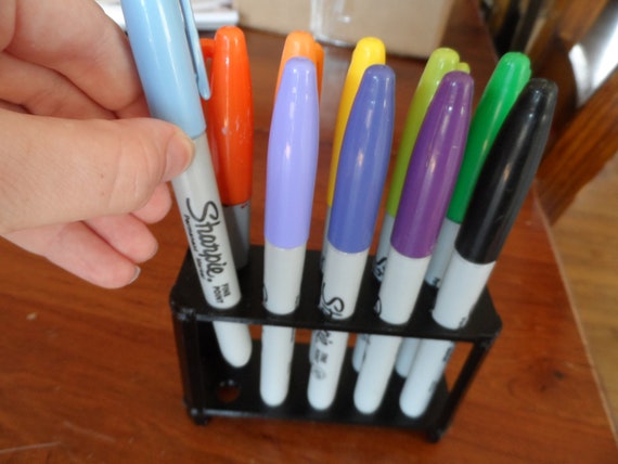 3D Printed Sharpie Holder 10 Spaces 