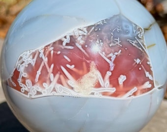 Shooting Star Swazi Agate Sphere