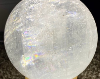Optical Clear Calcite Sphere Lamps