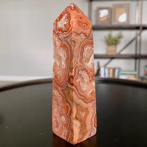 Mexican Crazy Lace Agate Tower