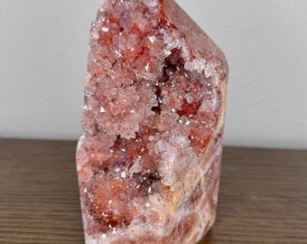 ライトピンクのアメジストフラワーアゲートドゥルージータワー - Etsy 日本