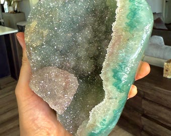 スーパードゥルージーピンクアメジストフラワーアゲートフレーム