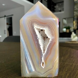 Amazing Banded Agate Tower