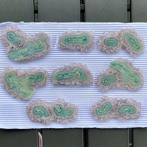 わあ！グリーン・ボトリオイド・ドゥルージー・ジャスパー - Etsy 日本