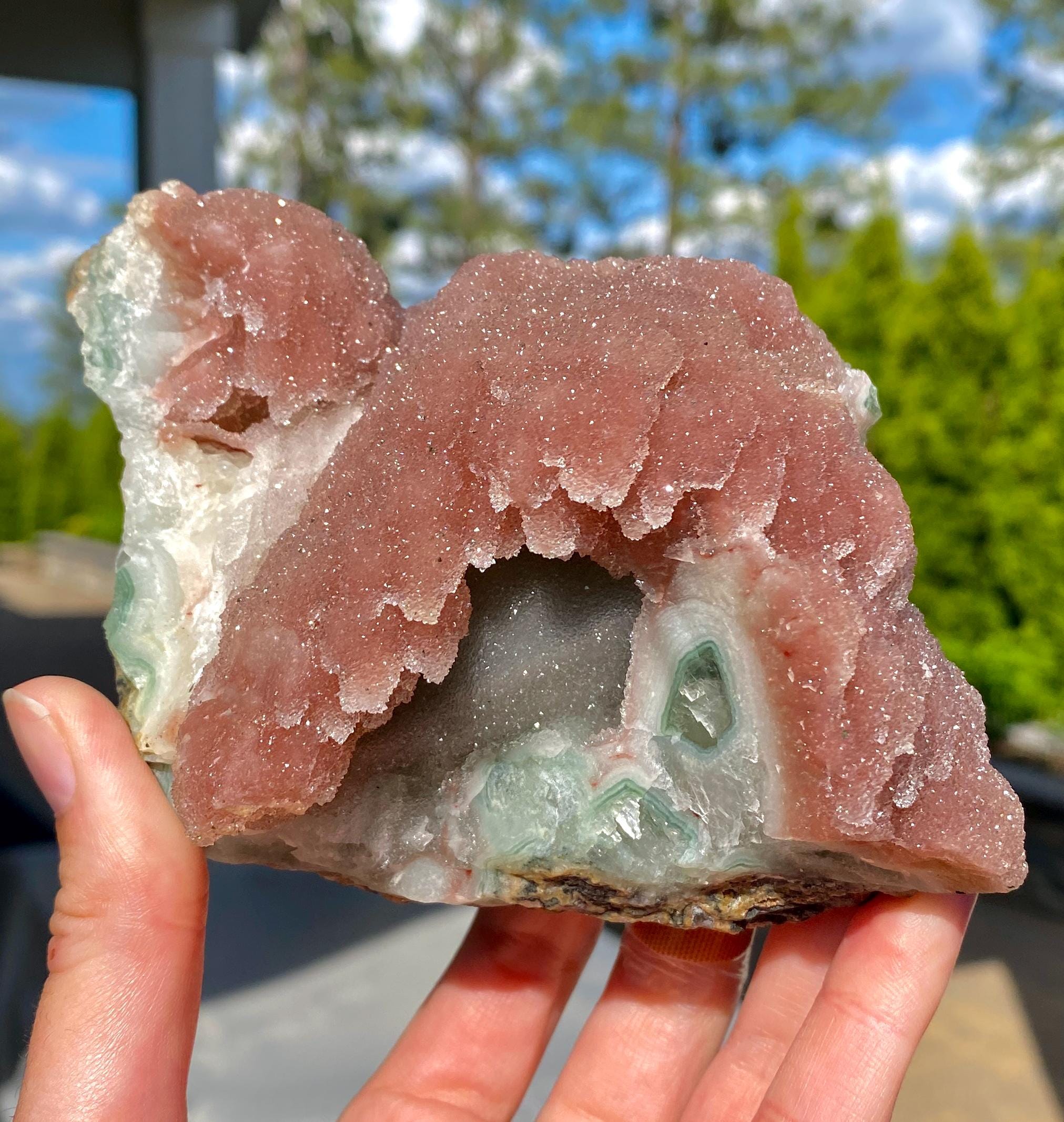 希少なピンクシュガードゥルージージャスパー - Etsy 日本