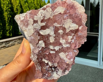 希少なレッドファントムアメジストクラスター - Etsy 日本