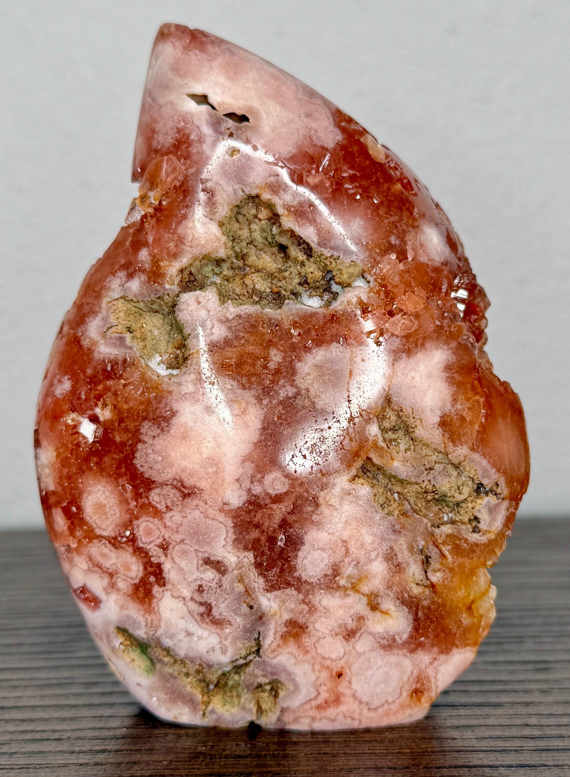 スーパードゥルージーピンクアメジストフラワーアゲートフレーム