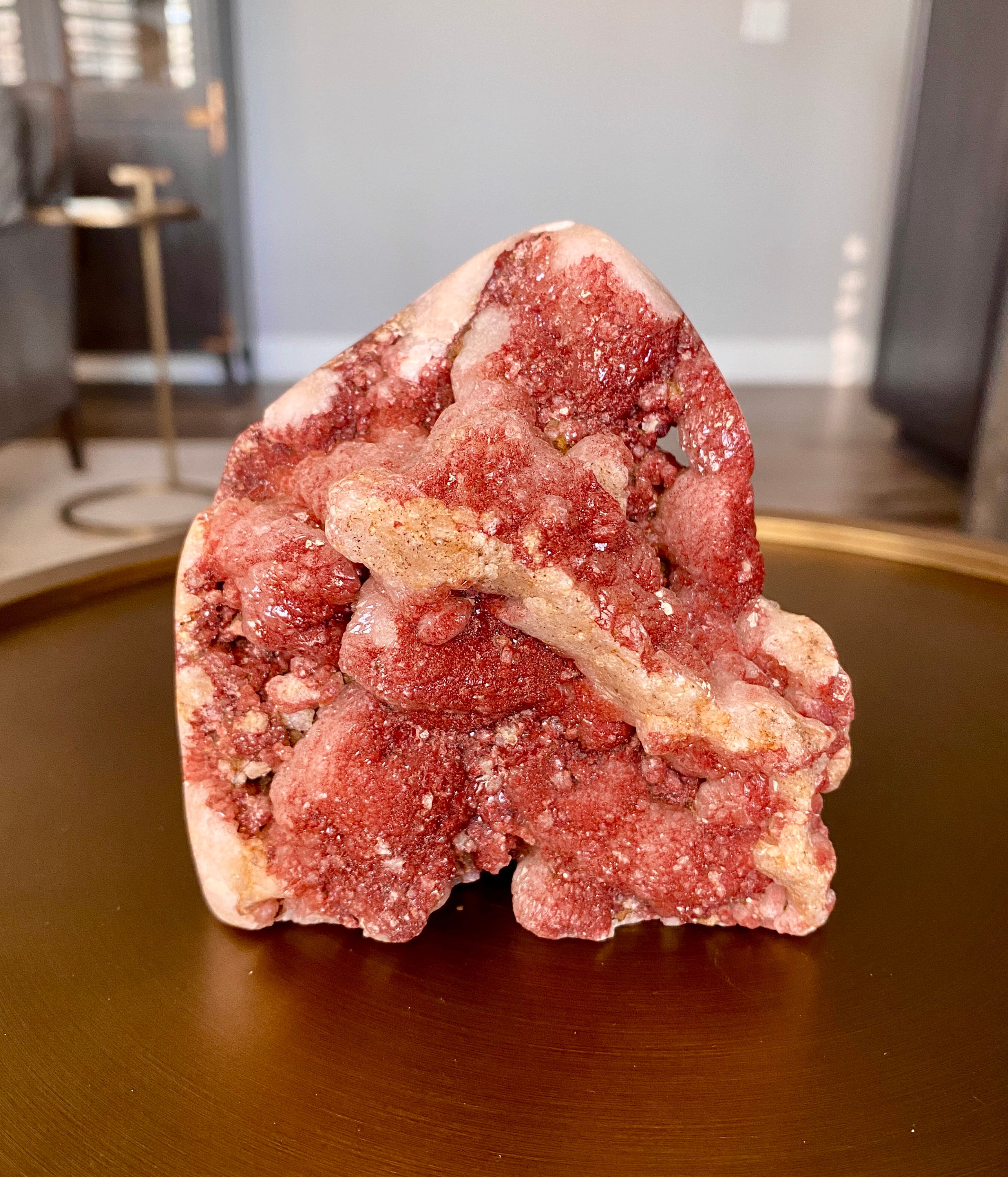 深紅ピンクのアメジストフリーフォーム - Etsy 日本