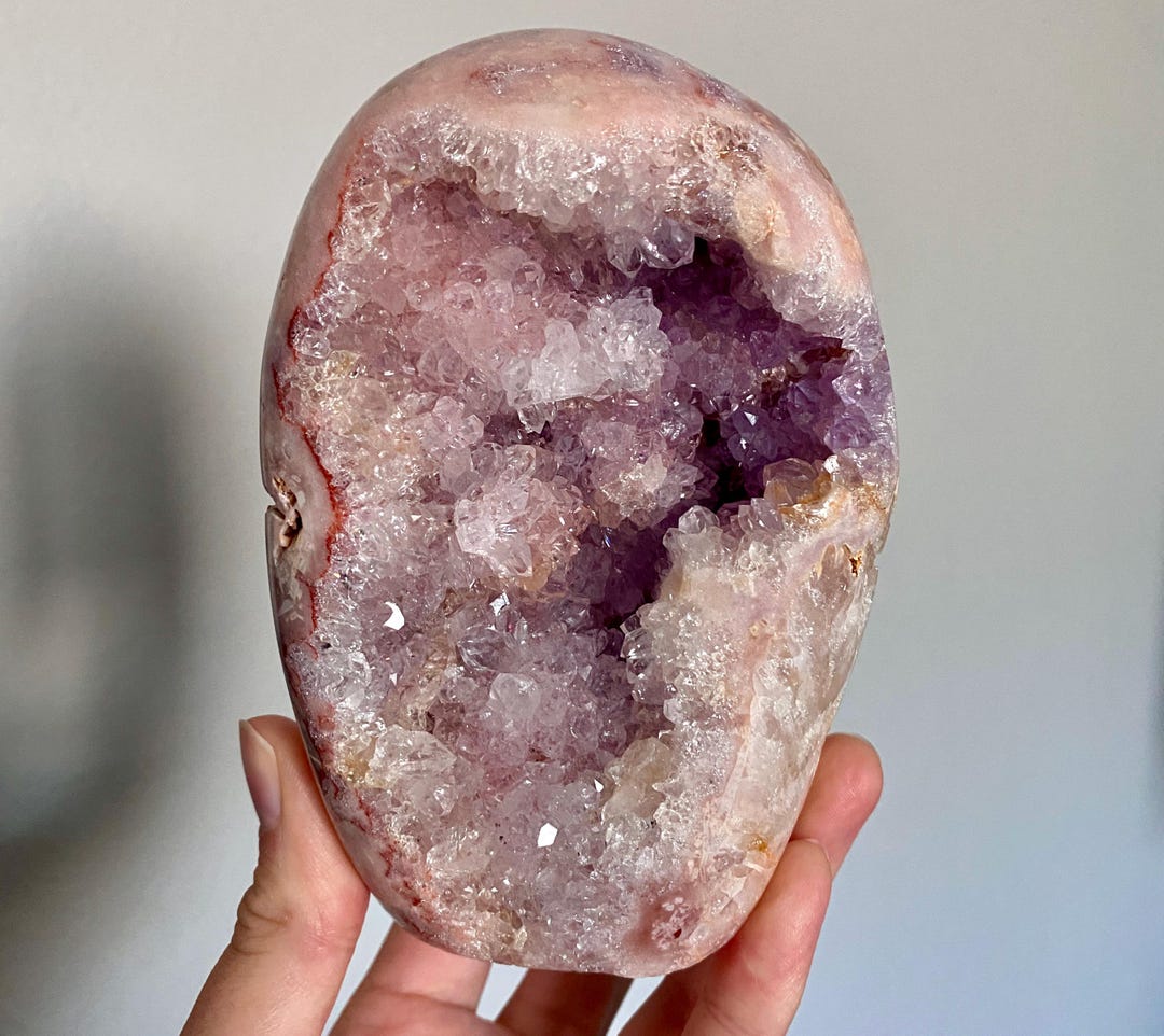 カラフルなピンクアメジストフリーフォーム - Etsy 日本